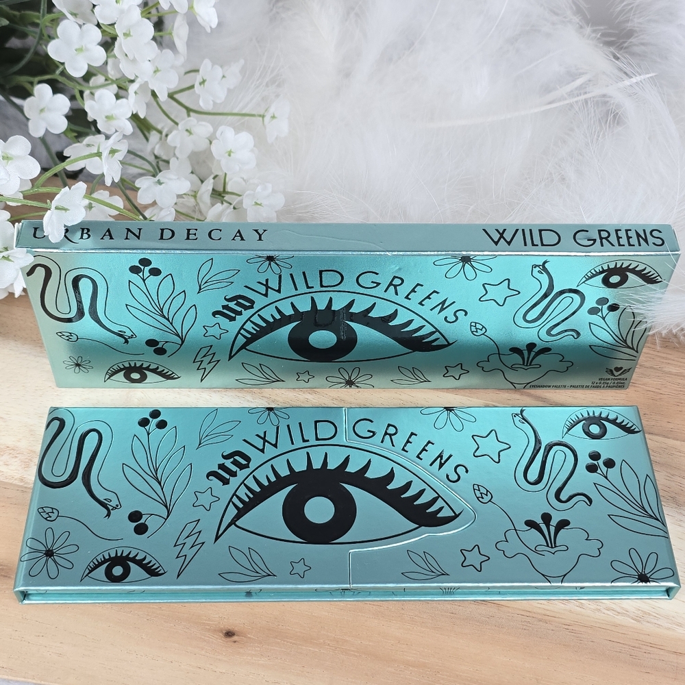 Urban Decay Wild Greens Eye Shadow Makeup Palette Vegan Formula Full Size New - Picture 4 of 16